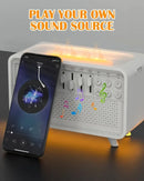 Caixa de Som Tranquila – Bluetooth + Difusor + Luz Noturna