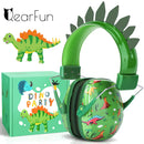 Fone Infantil Antirruído com Estilo Dinossauro – Conforto e Proteção Auditiva