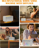Caixa de Som Tranquila – Bluetooth + Difusor + Luz Noturna