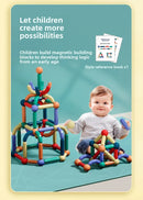 Super Kit Magnético de Construção – Diversão Inteligente para Crianças