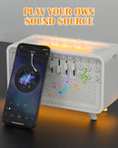 Caixa de Som Tranquila – Bluetooth + Difusor + Luz Noturna