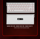 Teclado Mecânico Gamer Profissional MAD60/68 - Switch Magnético