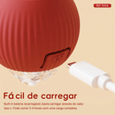 Bola Inteligente Interativa para Gatos e Cães – Movimento Automático 360° com LED e Cabo Recarregável