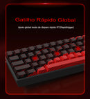 Teclado Mecânico Gamer Profissional MAD60/68 - Switch Magnético