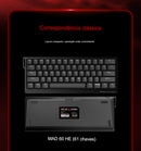 Teclado Mecânico Gamer Profissional MAD60/68 - Switch Magnético