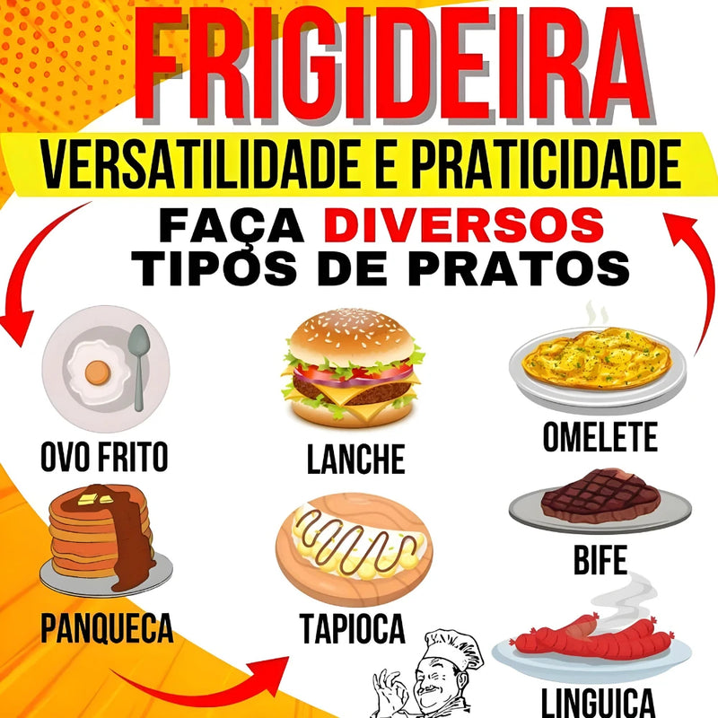 Panela Antiaderente Dividida – Praticidade Total na Sua Cozinha