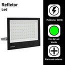 Refletor LED 200W IP66 – Super Potente para Áreas Externas