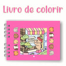 Caderno Bobbie Goods para Colorir – 50 Folhas com Laminação Premium