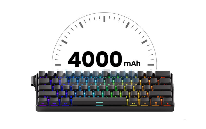 Teclado Mecânico Akko MonsGeek FUN60 – RGB, Switch Magnético e Alta Performance