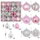 🎁 Kit 44 Bolas de Natal Decorativas – Enfeites Premium 3 a 6cm para Árvore e Decoração de Fim de Ano