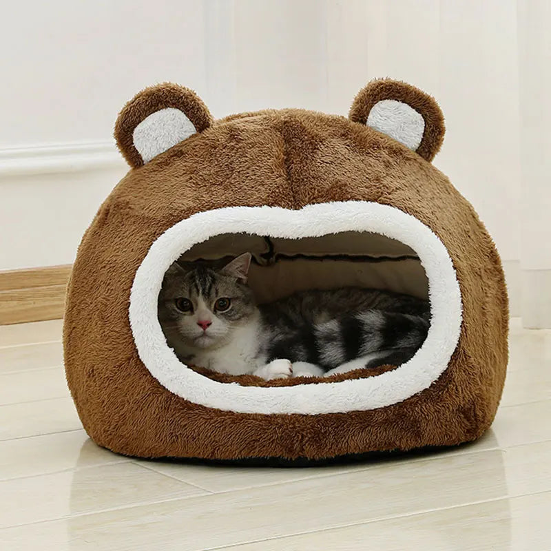 Casinha de Pelúcia para Gatos – Proteção e Conforto