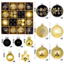 🎁 Kit 44 Bolas de Natal Decorativas – Enfeites Premium 3 a 6cm para Árvore e Decoração de Fim de Ano