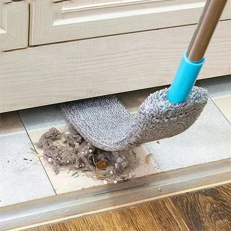 Esfregão Mop com Haste de Aço e Capa Lavável – Limpeza Rápida e Eficiente