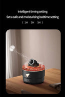 Umidificador 3 em 1 - Luz, Vapor e Aromaterapia em um Só Produto