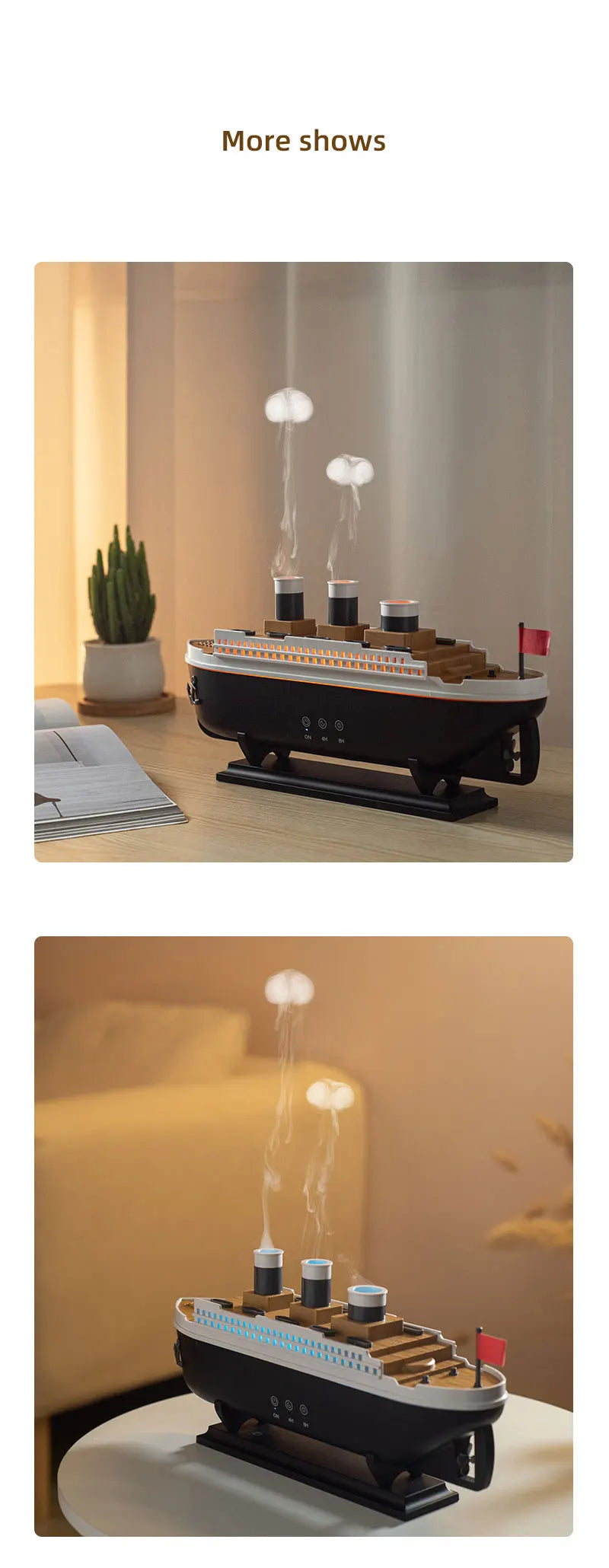 Umidificador 3 em 1 - Luz, Vapor e Aromaterapia em um Só Produto