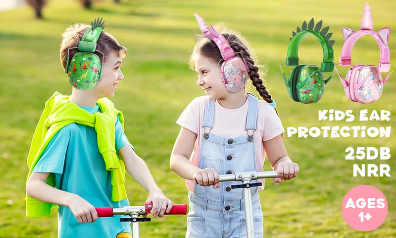 Fone Infantil Antirruído com Estilo Dinossauro – Conforto e Proteção Auditiva