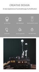 Umidificador Portátil de Mesa – Compacto, Silencioso e Decorativo