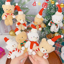 Ursinho de Natal com Gorro e Cachecol – Enfeite Fofo para Decoração e Presentes 🎅🧸