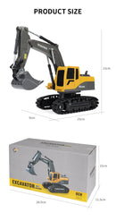 Escavadeira e Caminhão de Obra com Controle Remoto