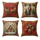 🎅 Capas de Almofada Natalinas Loovix – Luxo, Conforto e Encanto para sua Decoração de Natal