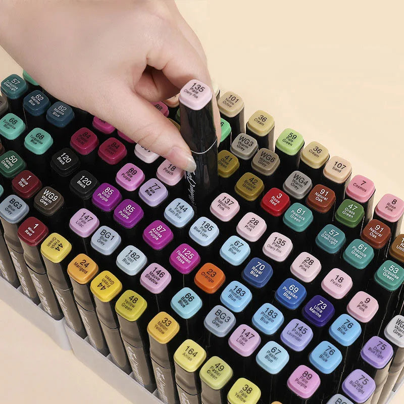ColorMix™ – Kit Artístico de Canetas Dupla Ponta