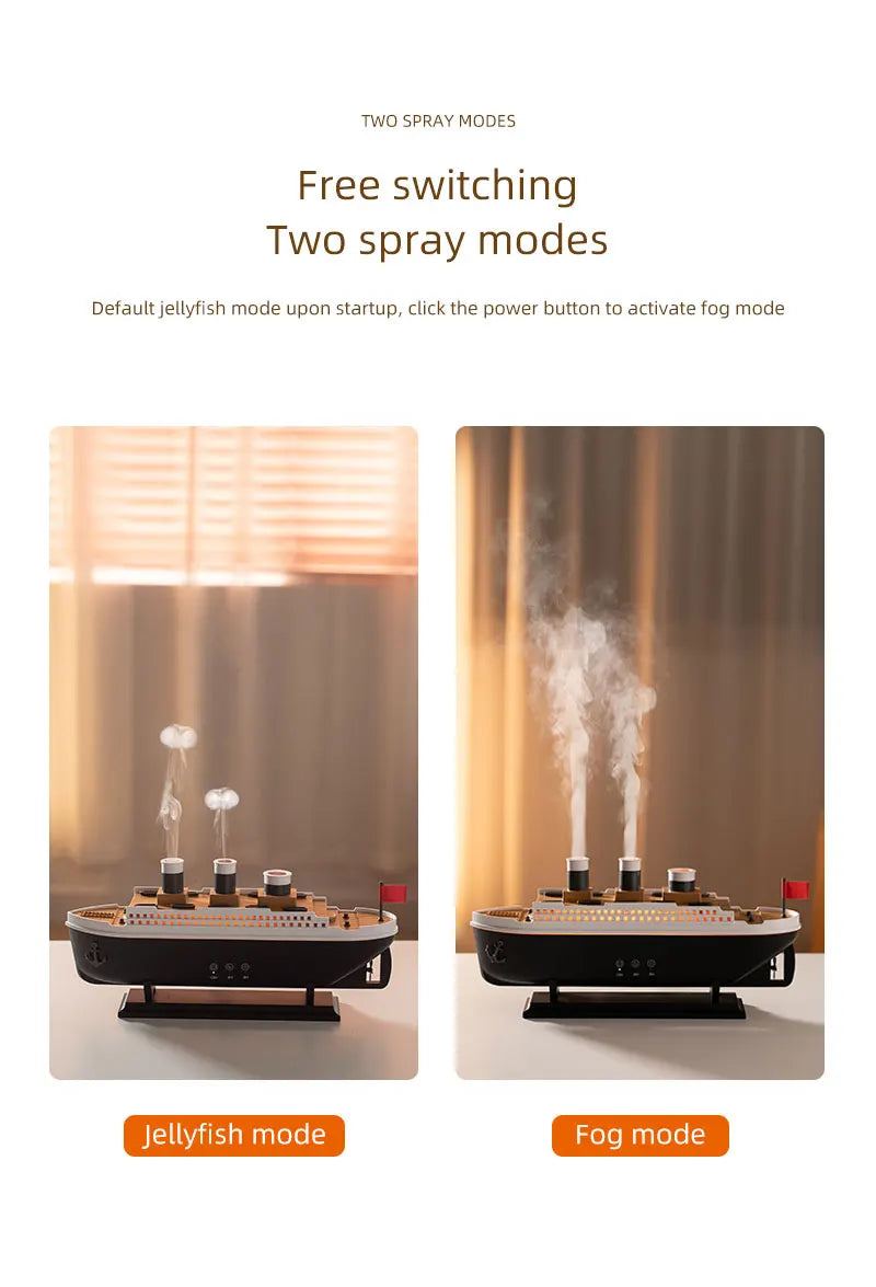 Umidificador 3 em 1 - Luz, Vapor e Aromaterapia em um Só Produto