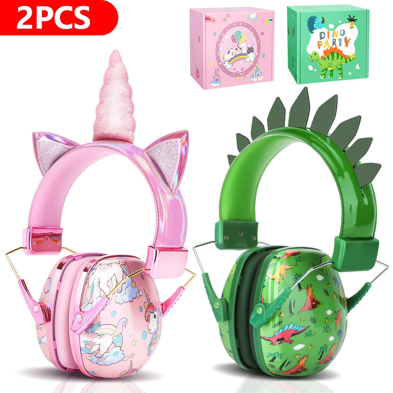 Fone Infantil Antirruído com Estilo Dinossauro – Conforto e Proteção Auditiva