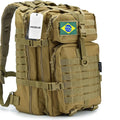 Mochila Militar Tática 45L – Impermeável, Reforçada e Multifuncional com Sistema MOLLE