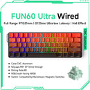 Teclado Mecânico Akko MonsGeek FUN60 – RGB, Switch Magnético e Alta Performance