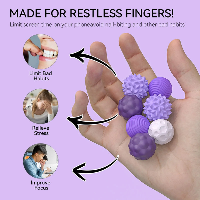 Bolinhas Magnéticas Sensorial Antiestresse – Kit Terapêutico para Ansiedade, Foco e Relaxamento