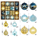 🎁 Kit 44 Bolas de Natal Decorativas – Enfeites Premium 3 a 6cm para Árvore e Decoração de Fim de Ano