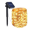 🌞 Pisca Solar 200 LEDs 22m – Fio de Luz Solar Resistente à Água com 8 Modos de Iluminação para Natal, Jardim e Varanda
