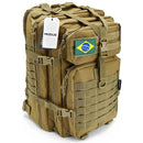 Mochila Militar Tática 45L – Impermeável, Reforçada e Multifuncional com Sistema MOLLE