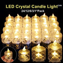 Kit de Velas Eletrônicas LED – Luz Quente e Realista sem Fogo 🕯️ (Pacote com até 24 unidades)