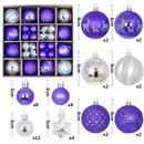 🎁 Kit 44 Bolas de Natal Decorativas – Enfeites Premium 3 a 6cm para Árvore e Decoração de Fim de Ano