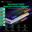 Teclado Mecânico Akko MonsGeek FUN60 – RGB, Switch Magnético e Alta Performance