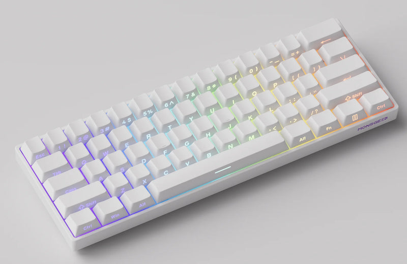 Teclado Mecânico Akko MonsGeek FUN60 – RGB, Switch Magnético e Alta Performance