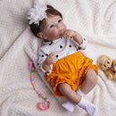 Boneca Reborn Premium 48cm – 100% Silicone e Cabelos Naturais