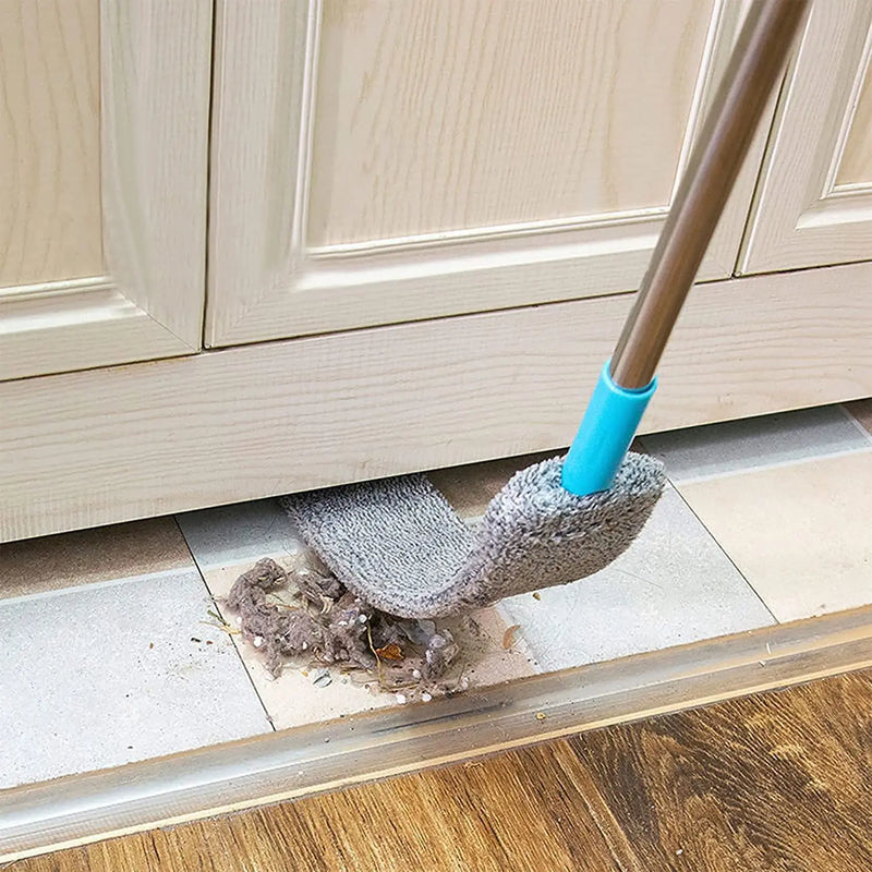 Esfregão Mop com Haste de Aço e Capa Lavável – Limpeza Rápida e Eficiente