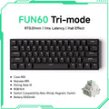 Teclado Mecânico Akko MonsGeek FUN60 – RGB, Switch Magnético e Alta Performance
