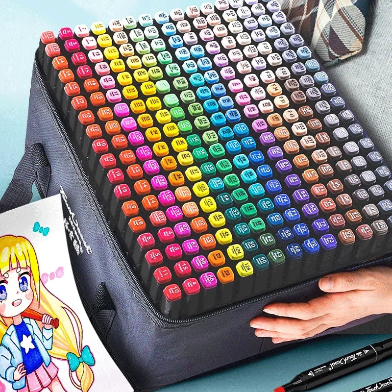ColorMix™ – Kit Artístico de Canetas Dupla Ponta