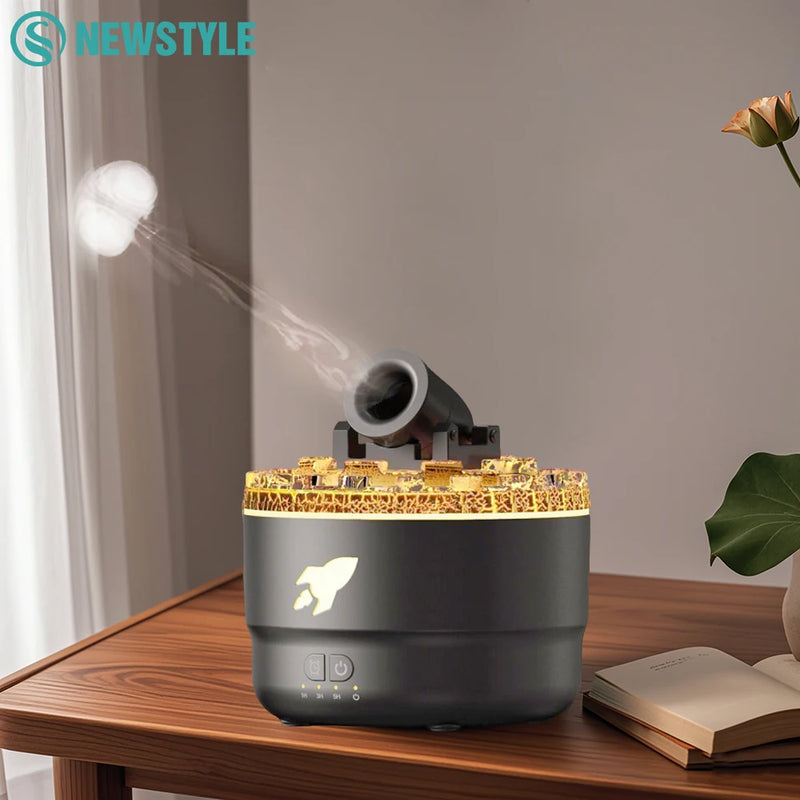 Umidificador 3 em 1 - Luz, Vapor e Aromaterapia em um Só Produto