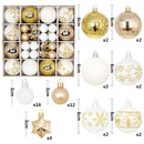 🎁 Kit 44 Bolas de Natal Decorativas – Enfeites Premium 3 a 6cm para Árvore e Decoração de Fim de Ano