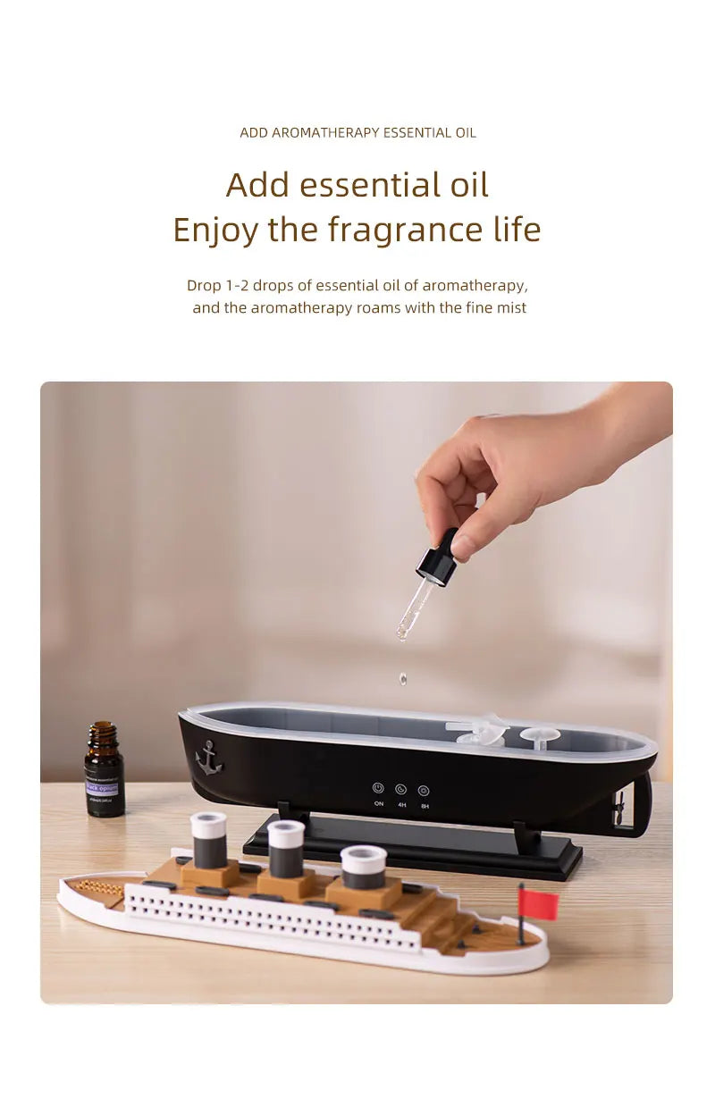 Umidificador 3 em 1 - Luz, Vapor e Aromaterapia em um Só Produto