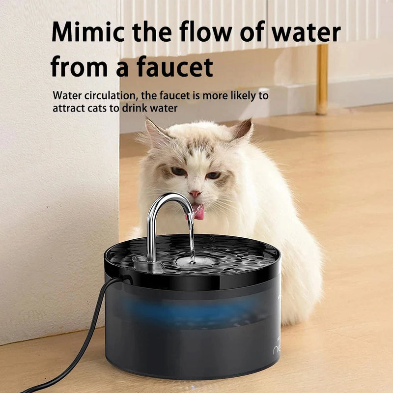 Bebedouro Automático para Gatos e Cães – Água Limpa e Estímulo para Hidratação