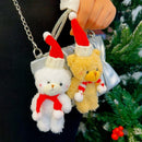 Ursinho de Natal com Gorro e Cachecol – Enfeite Fofo para Decoração e Presentes 🎅🧸