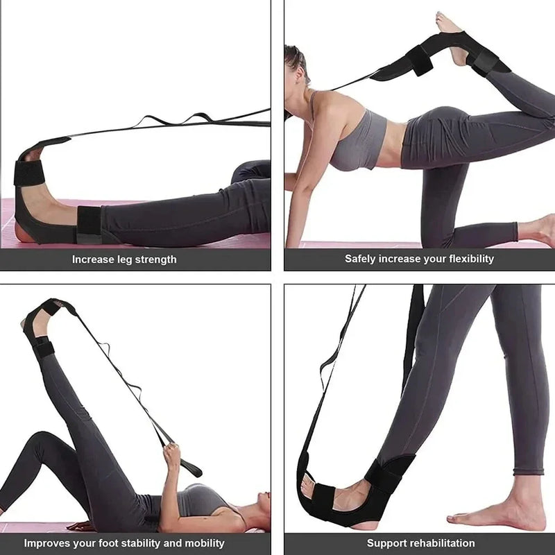 Faixa de Yoga para Alongamento e Correção Postural – Resistente e Confortável