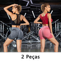 Short Modelador Fitness Seamless – Cintura Alta, Levanta Bumbum e Sem Costuras