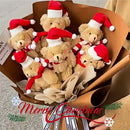 Ursinho de Natal com Gorro e Cachecol – Enfeite Fofo para Decoração e Presentes 🎅🧸