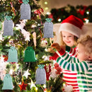 🎄 Kit 24 Sacos Natalinos com Contagem Regressiva – Calendário do Advento Decorativo com Cordão, Pregadores e Etiquetas